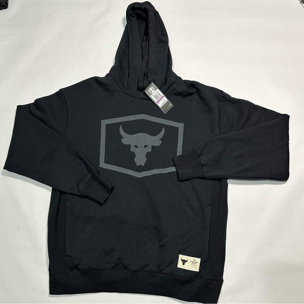 NWT Under Armour Project Rock Brahma Bull Hoodie size 2xl